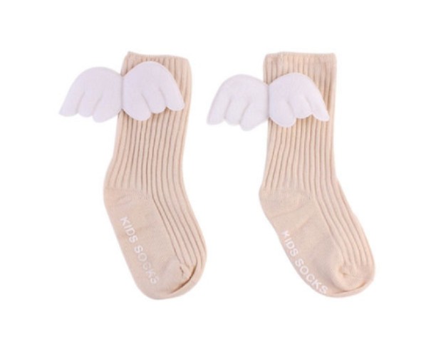 Lány harisnya szárnyakkal beige 2-4 év