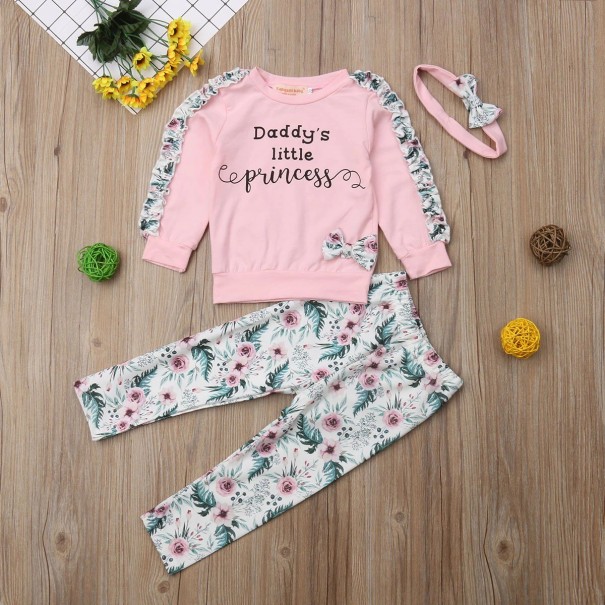 Lány pulóver és leggings L1324 12-24 hónap