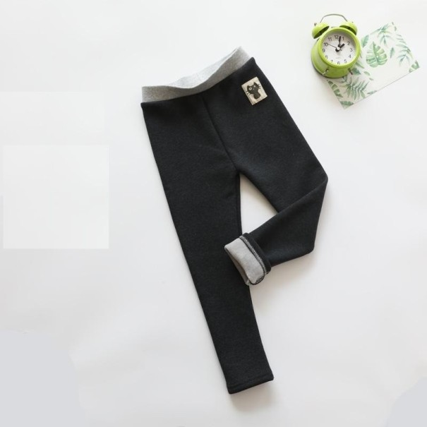 Lányok leggings T2481 sötét szürke 3