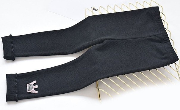 Lányok leggings T2483 fekete 5