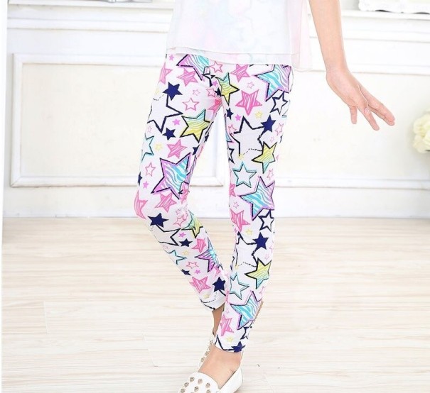 Lányok színes leggings L2285 3 J