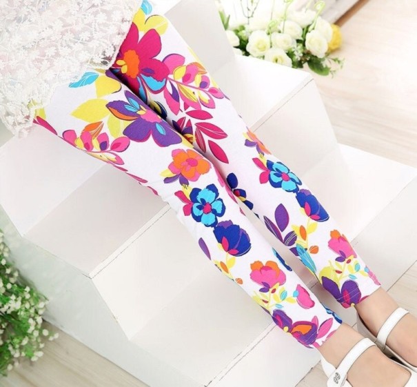 Lányok színes leggings L2285 8 A