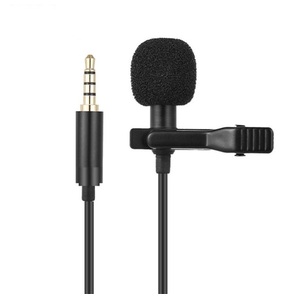 Lapelmikrofon 3,5 mm jackstik / USB-C 1