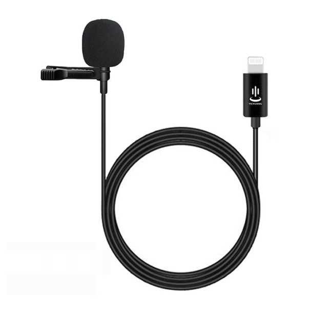 Lapelmikrofon til Apple Lightning 1,5 m