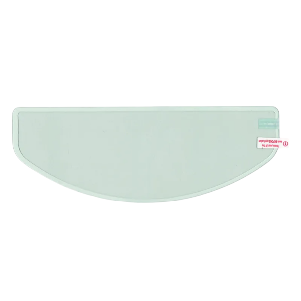 Läpinäkyvä kypäräkalvo 25x9 cm huurtumisenestotarra moottoripyörävarusteille, talvinen turvakalvo, unisex, pitkäkestoinen näkyvyys 1