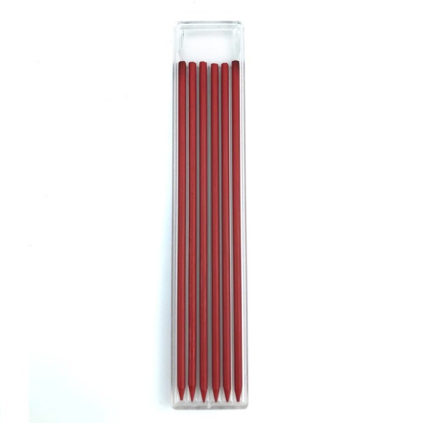 Lápis para marcador de profundidade 6 pcs vermelho