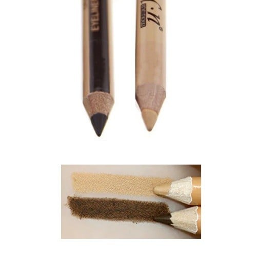Lápiz de cejas 2 en 1 2