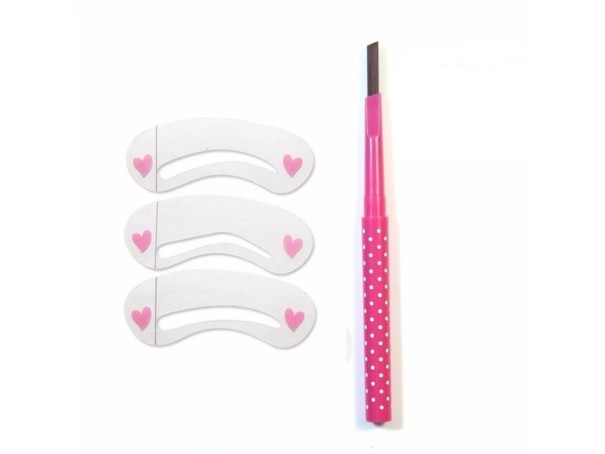 Lápiz de cejas resistente al agua marrón oscuro