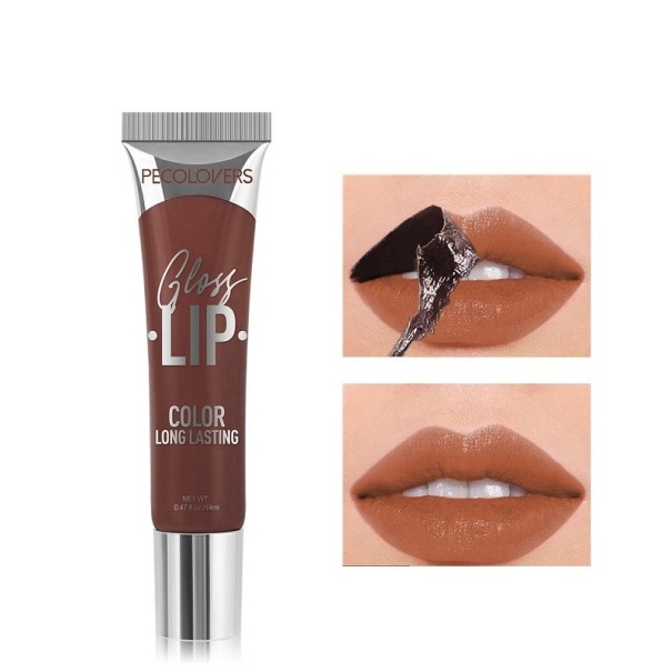 Lápiz labial mate peel-off resistente al agua A prueba de manchas Color intenso Efecto aterciopelado Acabado suave Fácil aplicación 14 ml 4