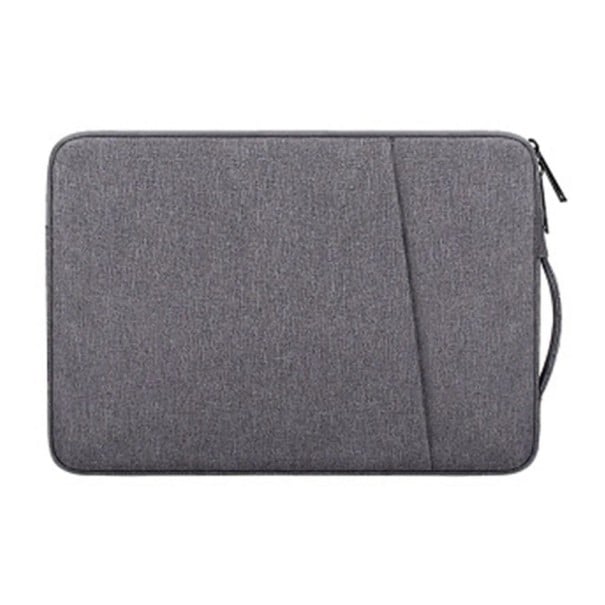 Laptoptas met zijvak voor MacBook, Lenovo, Asus, Huawei, Samsung 15 inch, 37 x 26 x 2 cm donkergrijs