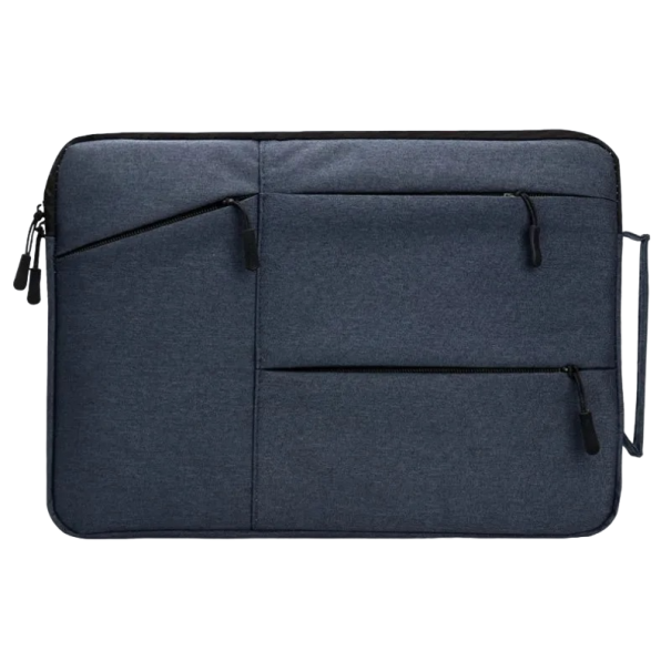 Laptoptas, voor laptops tot 13,3&quot;, met zijvakken donkerblauw