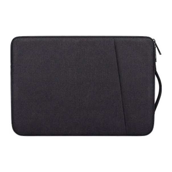 Laptoptasche mit Seitentasche für MacBook, Lenovo, Asus, Huawei, Samsung 15,6 Zoll, 39 x 28 x 2 cm schwarz