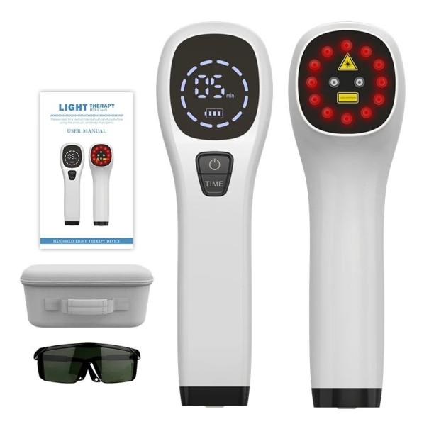 Laser Device with Red and Infrared Light 808 nm and 650 nm for Relief from Muscle and Joint Pain Including Arthritis in Humans and Pets 1