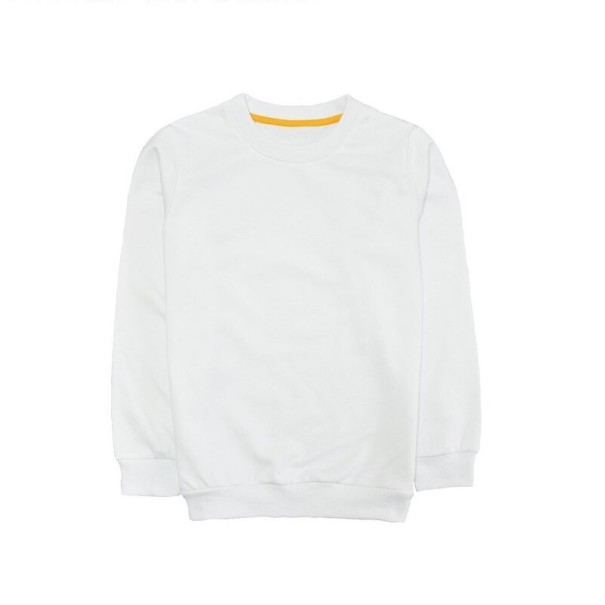 Lasten collegepaita B1535 valkoinen 9