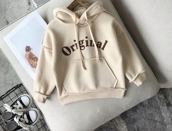 Lasten collegepaita L519 beige 4
