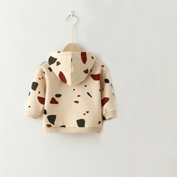 Lasten collegepaita L537 beige 5 B