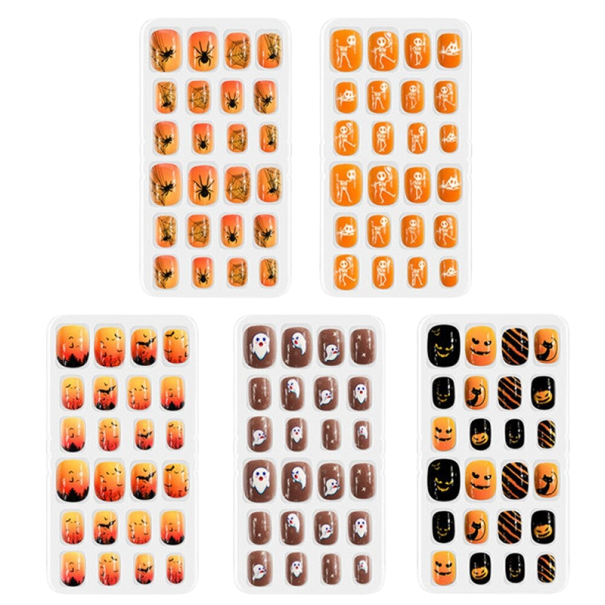 Lasten Halloween-tarrakynnet 120 kpl 1
