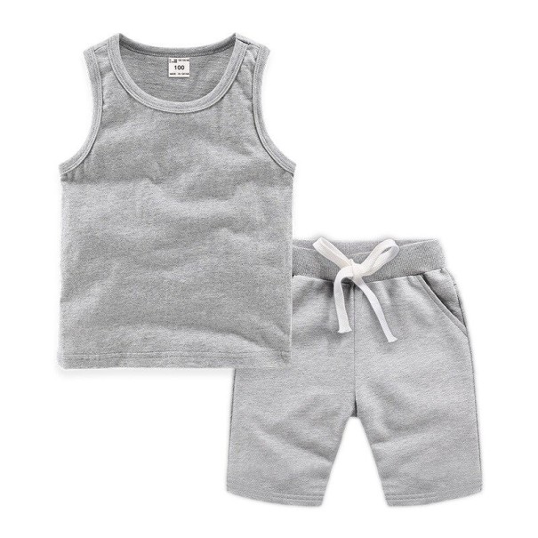 Lasten hihaton paita ja shortsit L1154 12 J