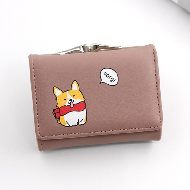 Lasten nahkalompakko M257 vanhanroosa