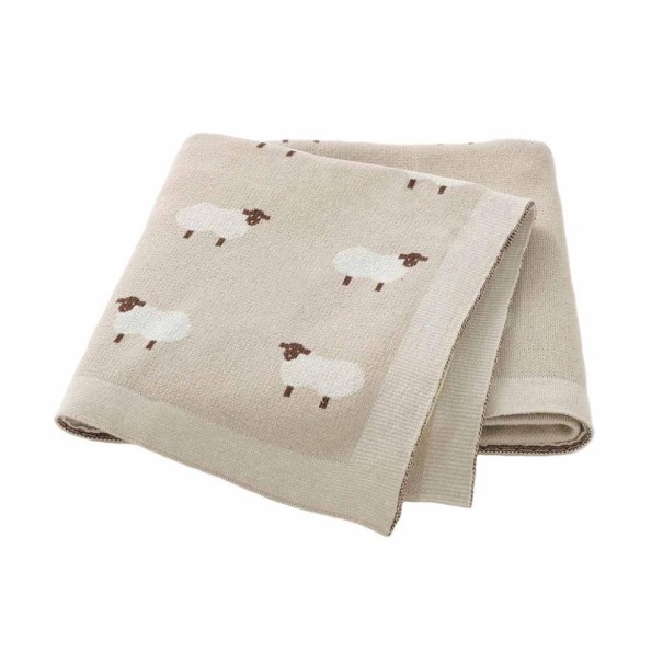 Lasten peitto lampaalla beige