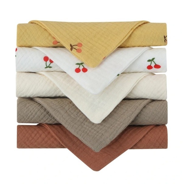 Lasten pesulaput Puuvillaiset lasten kasvopyyhkeet 5 pesulapun setti 23 x 23 cm 6