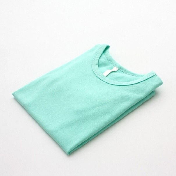 Lasten pitkähihainen T-paita B1580 turkoosi 4