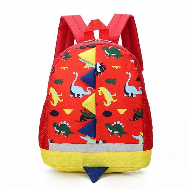 Lasten reppu dinosaurus E1174 punainen