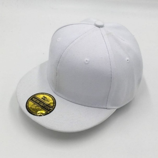 Lasten snapback-lippis T899 valkoinen