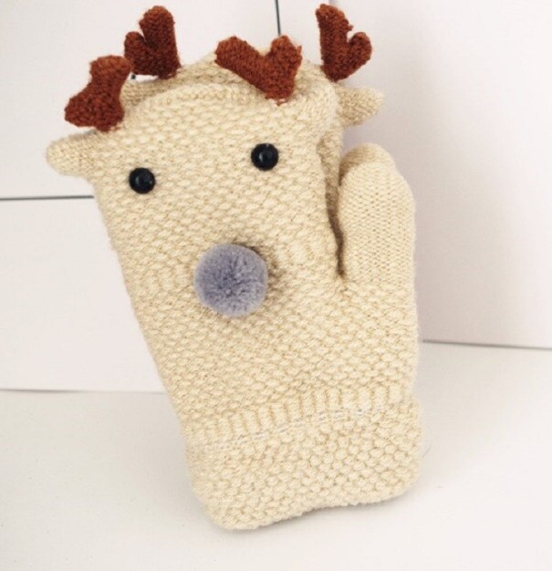 Lasten talvirukkaset porolla A548 beige