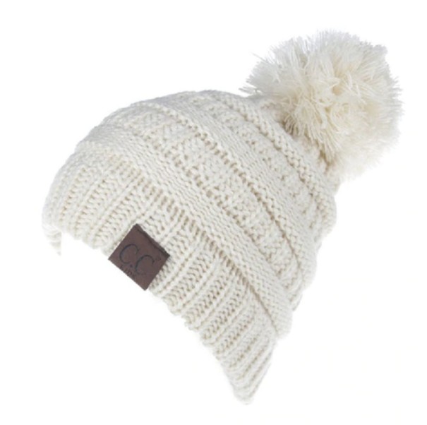Lasten villainen talvipipo J2869 beige