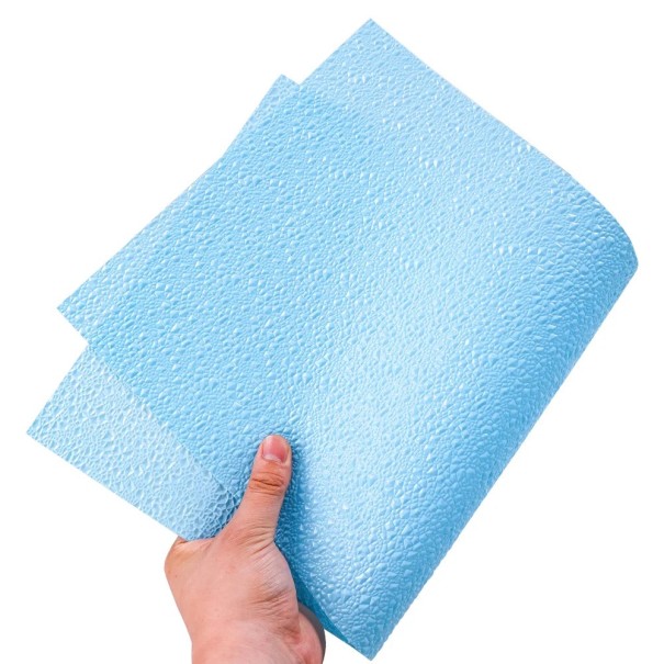 Lastra di plastica simulazione acqua 25 x 27,5 cm Pellicola blu trasparente con texture di superficie per diorami modellismo fiumi laghi e piscine 1