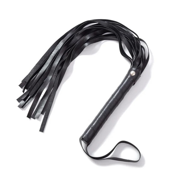 Látigos de cuero con flecos largos para azotes y juegos BDSM sensuales, fáciles de usar, embalaje discreto 1