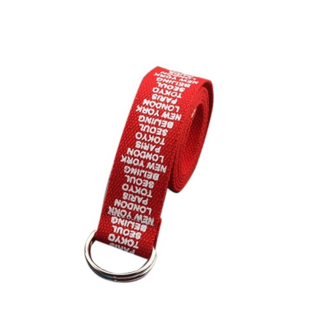 Látkový pásek L273 červená