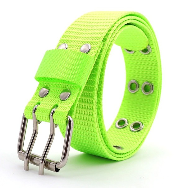 Látkový pásek L437 neonová zelená 110 cm