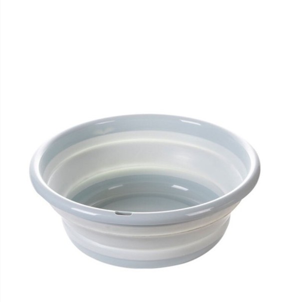 Lavabo plegable azul claro M