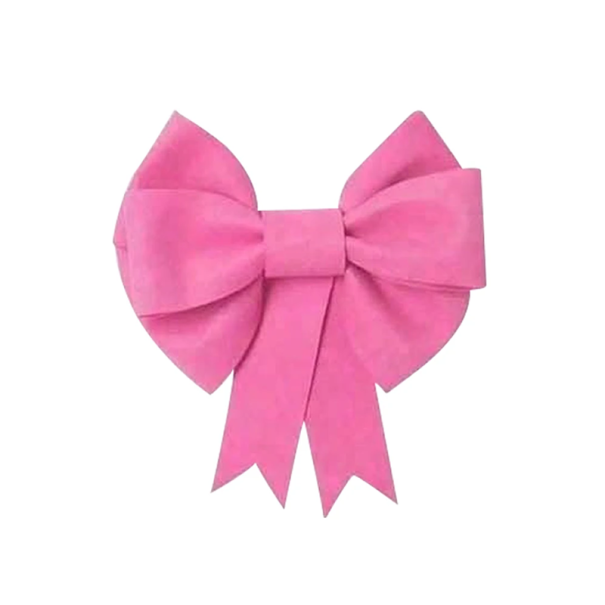 Lazo decorativo de cinta EVA de 50 cm Adorno de regalo brillante para paquetes Decoración navideña para regalos Decoración y arreglos de boda rosa