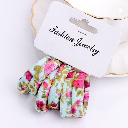Lazos para el pelo con estampado - 6 uds. 4 Lazos para el pelo con estampado - 6 uds. 4