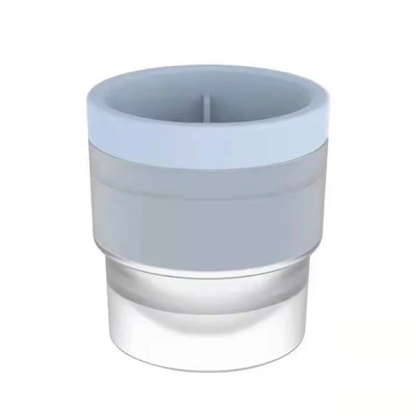 Lebensmittelform zur Herstellung von Eiskugeln Silikon Durchmesser 6 cm Ideal zur Zubereitung großer Eiskugeln für Getränke blau