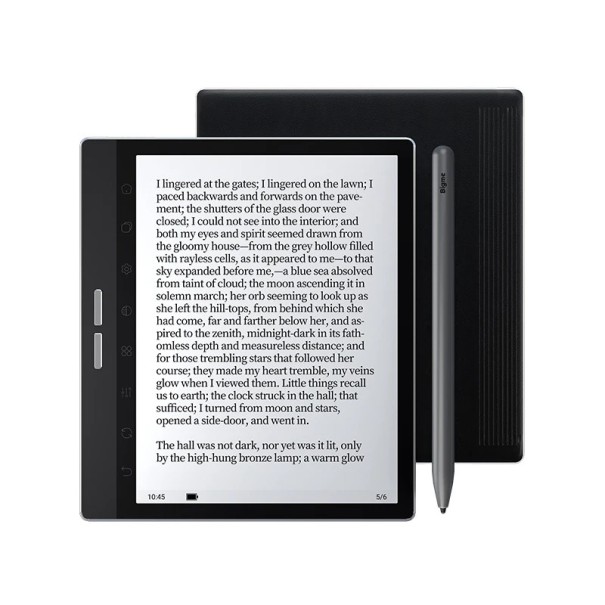 Lecteur d'e-books 7 pouces en encre électronique couleur Android 14 4 Go de RAM et 64 Go de batterie 3050 mAh WiFi et Bluetooth pour la lecture noir
