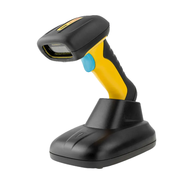 Lector de código de barras inalámbrico NT-1200 con soporte Lector de códigos de barras y códigos QR portátil con Bluetooth Lector de códigos de barras 1