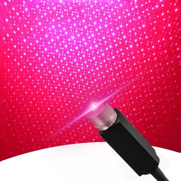 LED-auton sisävalaistus punainen