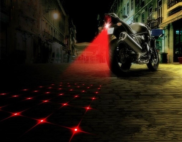 LED baglygte med billeder til motorcykel 3