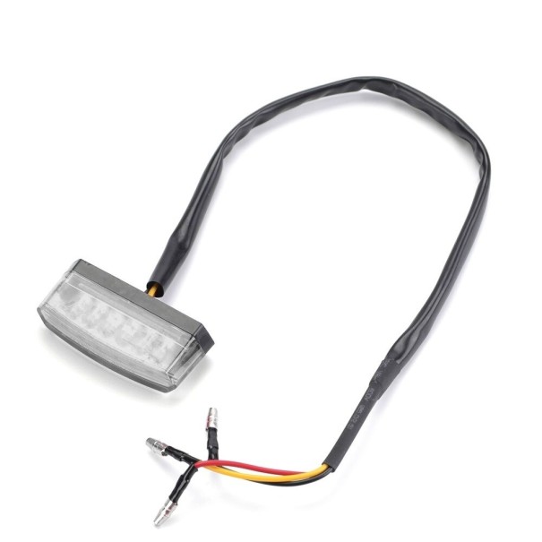 LED-bremselys bagtil til motorcykel N45 hvid