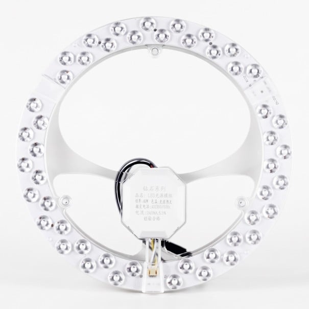 LED Ceiling Light 48 W Circular Module with a Diameter of 25 cm Aluminium Base Three Light Colours Power Supply 220 to 240 V For Rooms 15 to 20 m2 1