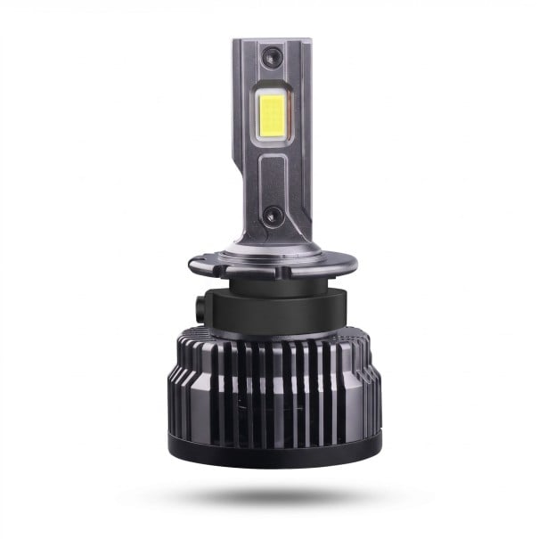 LED D4S-Glühbirnen mit Ventilator 70 W 30000 lm (Paar) 6000K weißes Licht, Aluminium-Kühlung, Canbus, grau, Xenonersatz für Autoscheinwerfer 1