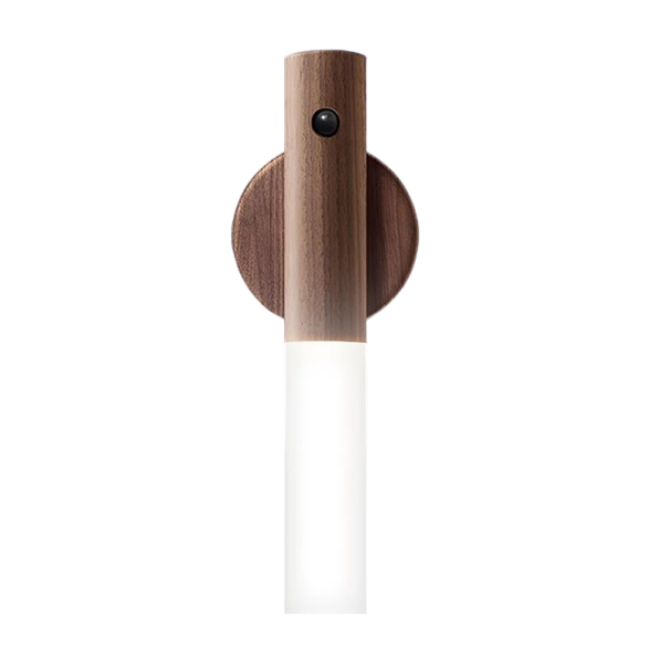 LED Houten Nachtlampje met Bewegingssensor Magnetische Wandlamp Nachtlampje Draadloos lampje 18 x 2,5 cm 1