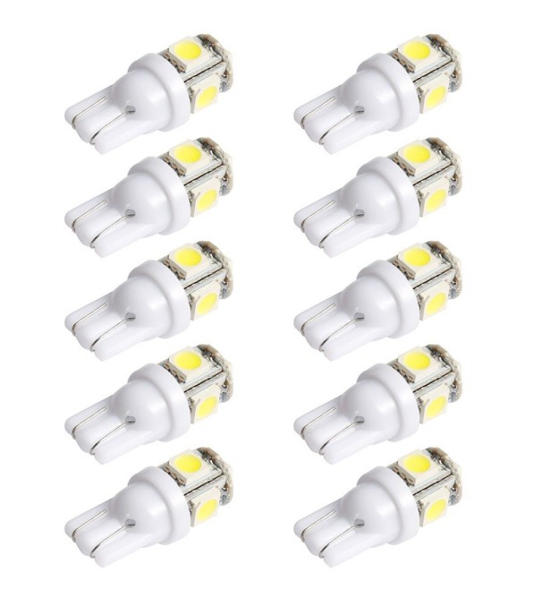 LED hvid bilpære - 10 stk. 1