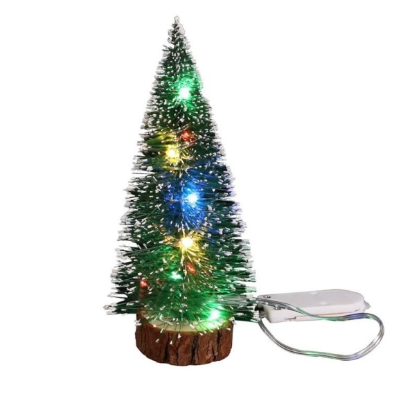 LED julgran 15 cm flerfärgad