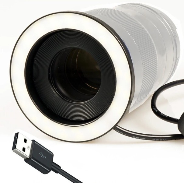 LED-lampje op cameralens