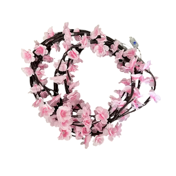 LED Lichterkette 190 cm 96 LED Kirschblüte Bunte USB Dekorationslampe für Hochzeiten Valentinstag Weihnachten Schlafzimmer und festliche Dekoration 1